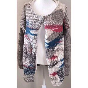 Free People Multicolor Knit Cardigan